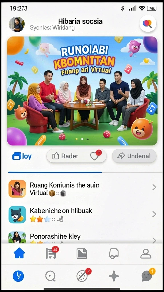 Screenshot menggambarkan karakter utama dalam aksi.
