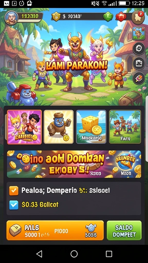 Screenshot memperlihatkan karakter dengan aksi yang mendebarkan.