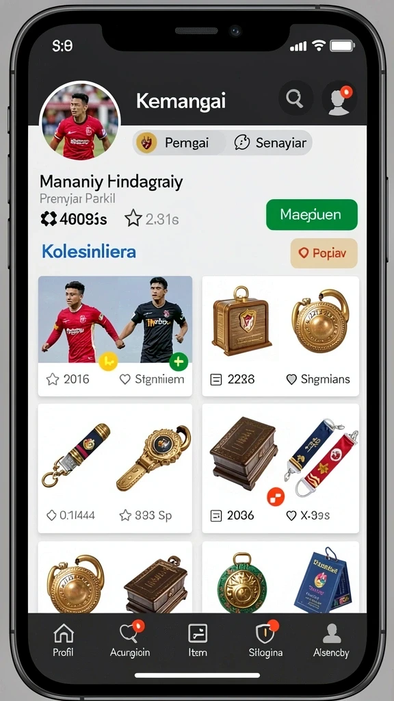 Visualisasi karakter yang live dan menarik.