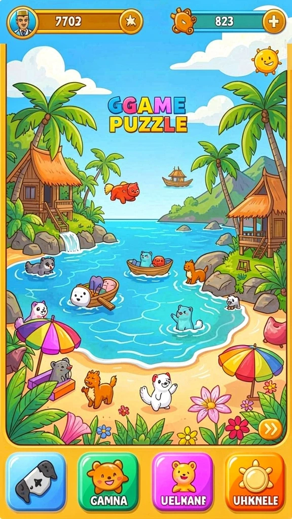 Screenshot menunjukkan misi petualangan seru yang menantang.