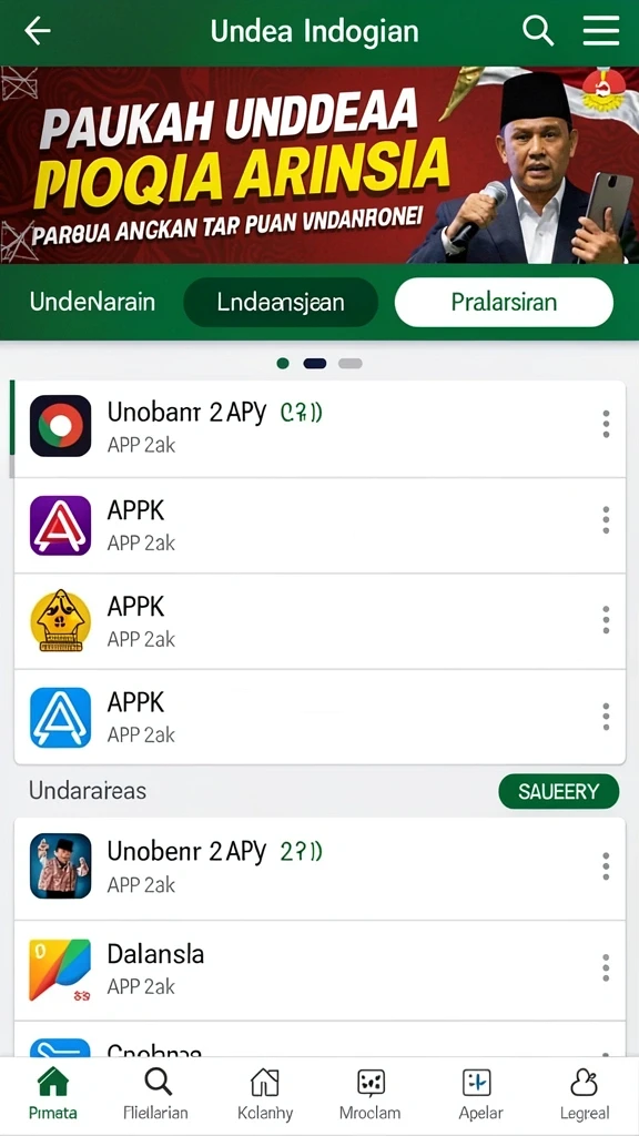 Tampilan antarmuka pengguna yang menarik dan intuitif.