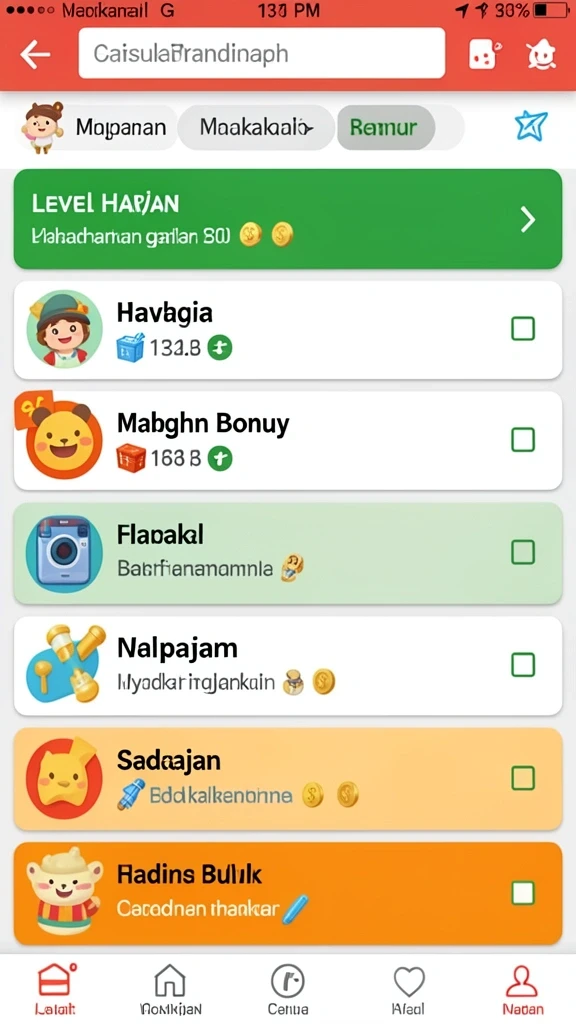 Tampilan antarmuka yang menarik dan user-friendly.
