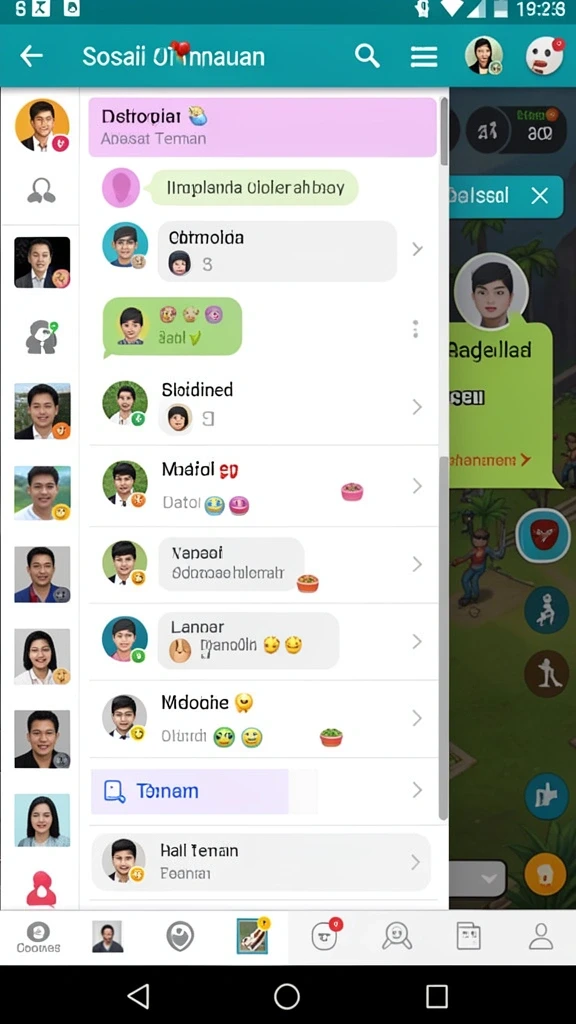 Fitur multiplayer memungkinkan bermain dengan teman.