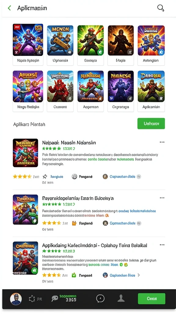 Pilihan mode permainan yang bervariasi dan menyenangkan.