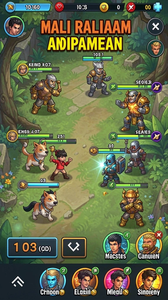 Dungeon menantang yang harus dijelajahi.
