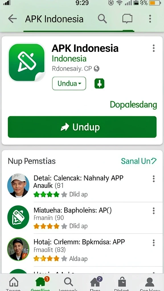 Tampilan antarmuka yang intuitif dan menarik.