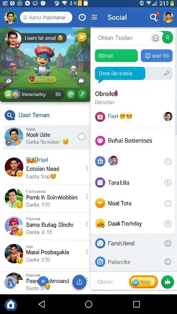 Tampilan menu utama GB777 yang sederhana dan mudah dipahami.