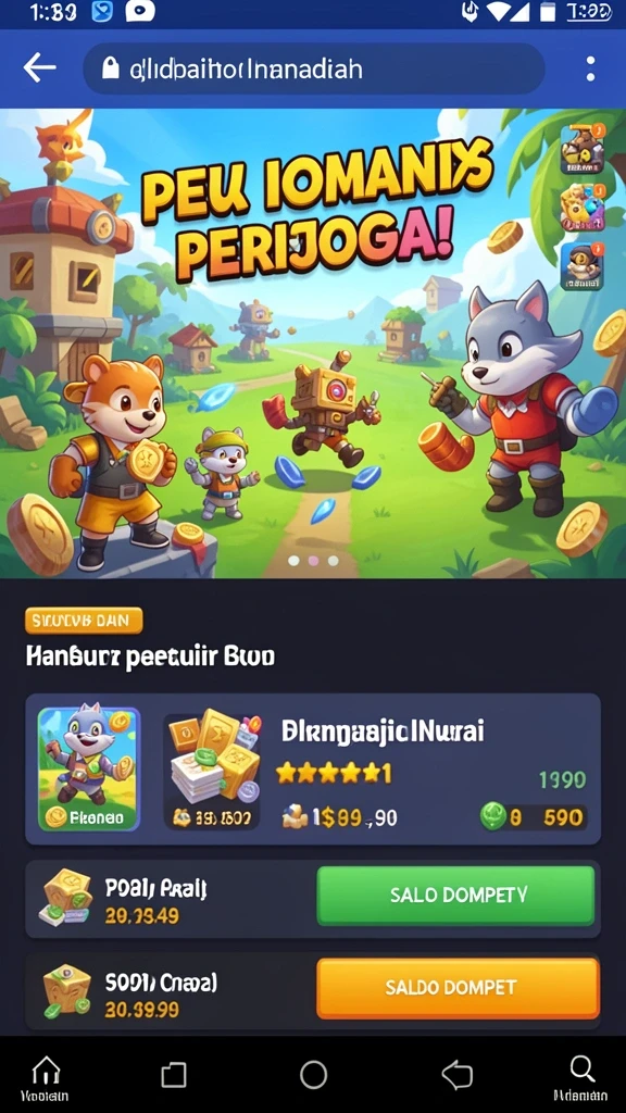 Bonus menarik untuk pengguna baru dan setia.