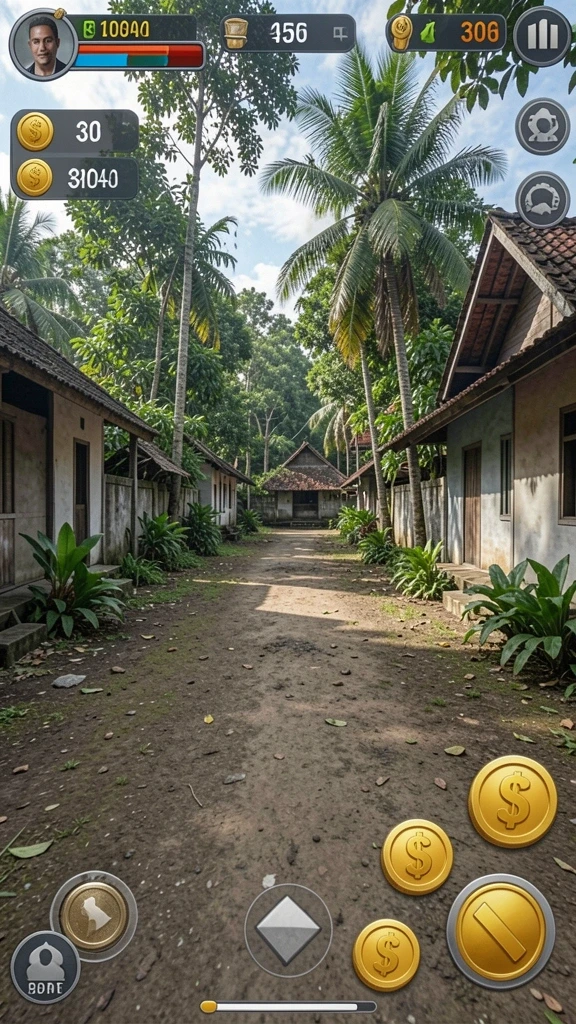 Menampilkan tampilan antarmuka permainan yang menarik.