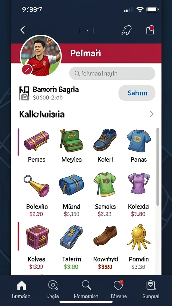 Tampilan grafis memukau dalam permainan K3K3.
