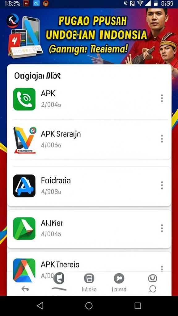 Leaderboard yang menampilkan pemain terbaik di seluruh dunia.