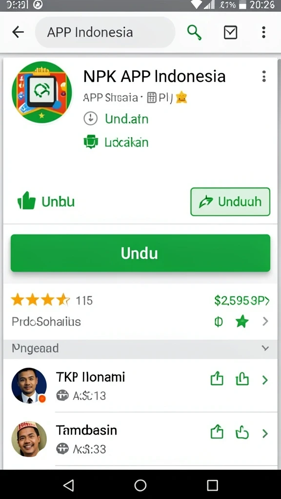 Tampilan antarmuka aplikasi yang mudah digunakan.