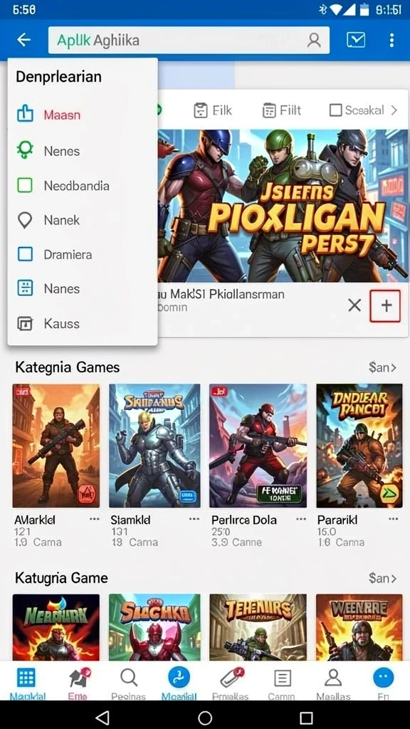 Karakter unik yang bisa dimainkan dalam game.