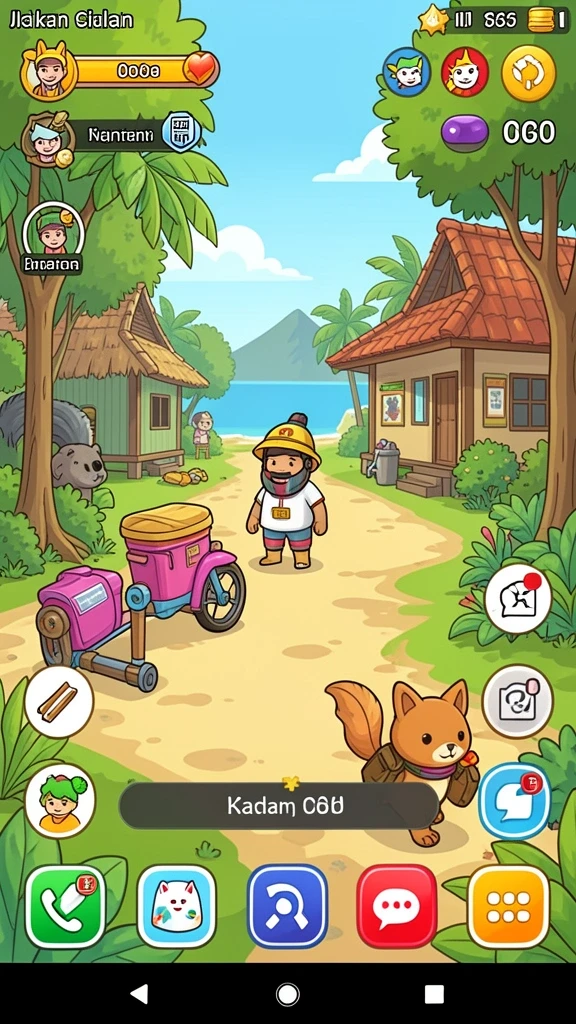 Level baru yang menantang dengan teka-teki kreatif.