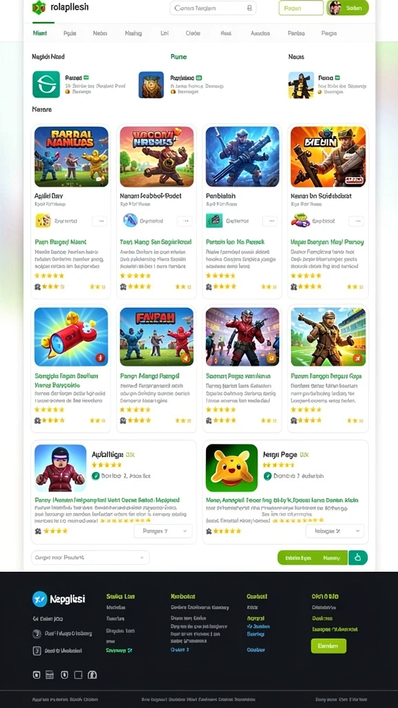 Screenshot menunjukkan aksi seru dalam pertempuran melawan monster.