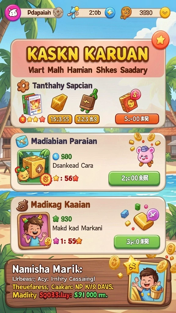 Berbagai karakter unik dengan kemampuan spesial.