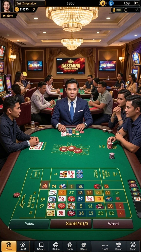 Fitur sosial untuk berinteraksi dengan pemain lain.