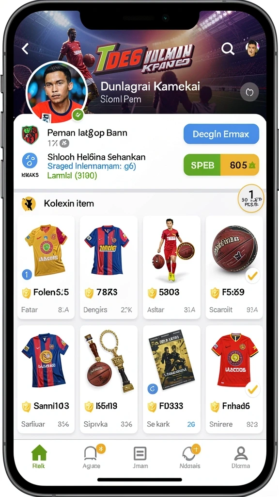 Fitur interaksi sosial yang memungkinkan pemain berkomunikasi.