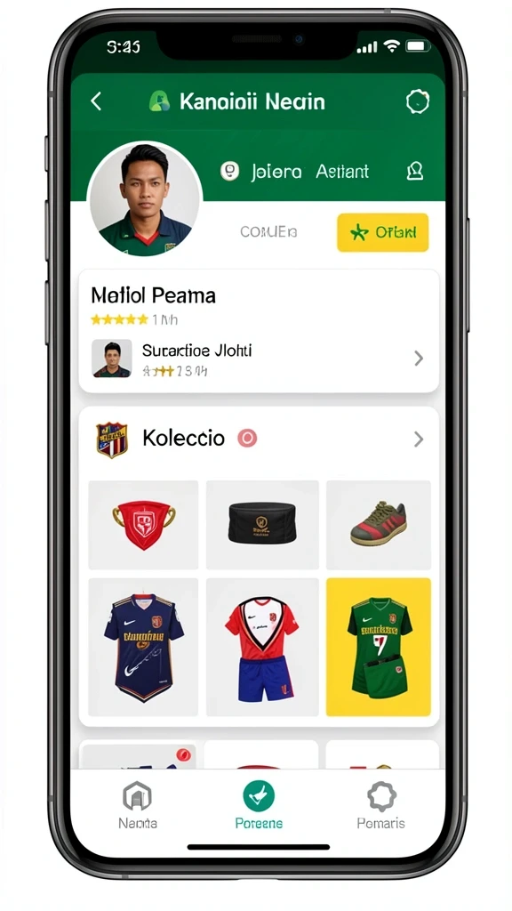 Tampilan karakter yang bervariasi dan menarik.
