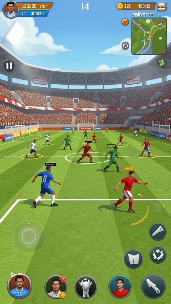 Grafis HD yang memukau saat dalam permainan.