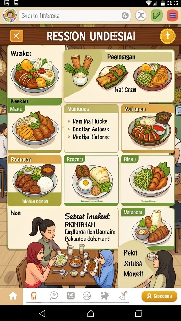 Gamifikasi yang seru dengan banyak pilihan permainan untuk dimainkan.