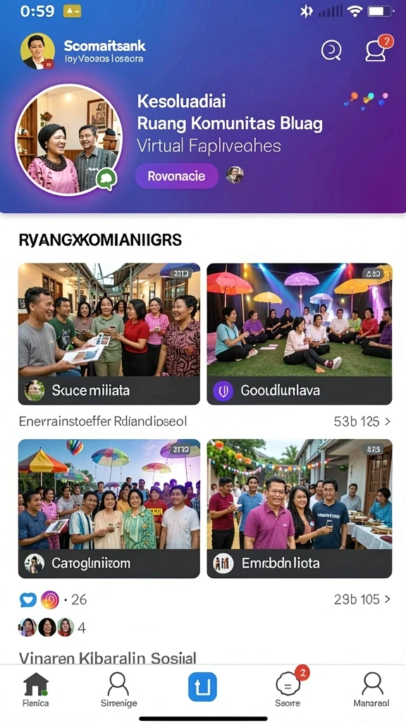 Tangkapan layar menampilkan fitur reward yang menarik.