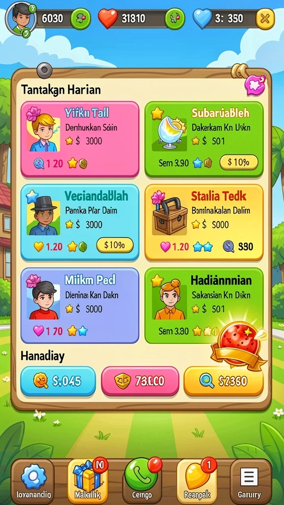 Tangkapan layar menampilkan karakter baru dalam game.