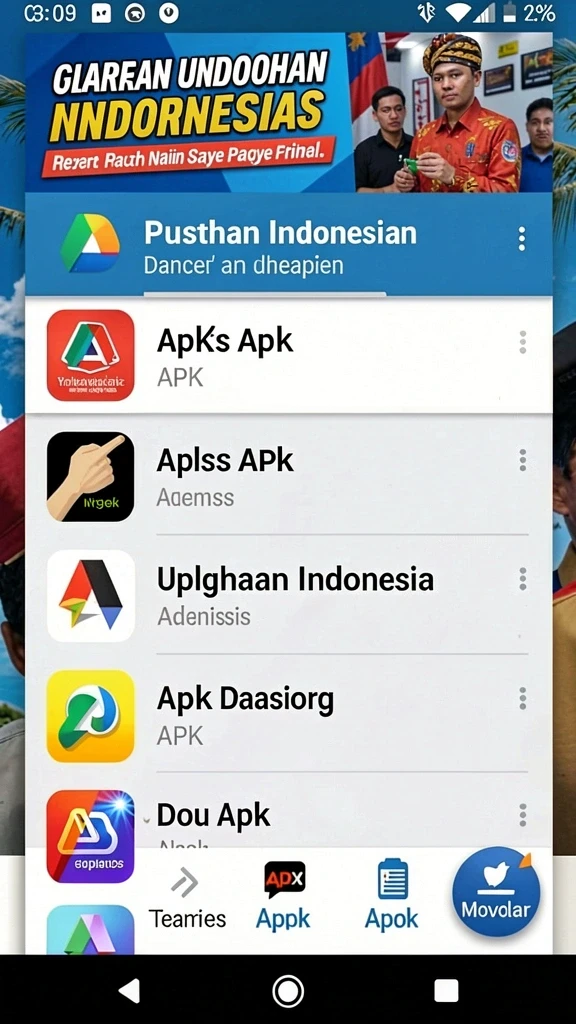 Pemandangan indah dari salah satu level dalam game.