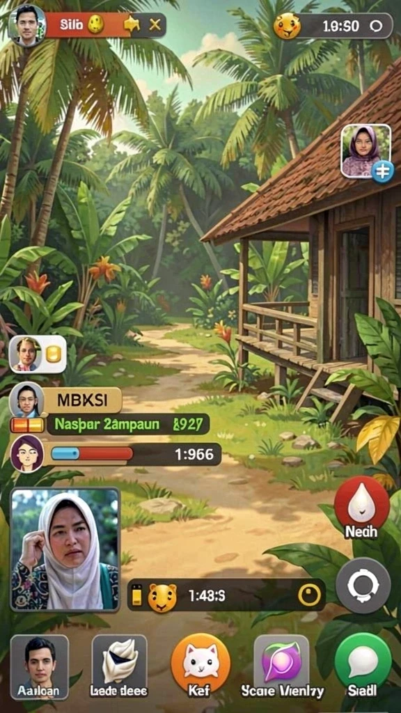 Tampilan menu utama yang menarik.