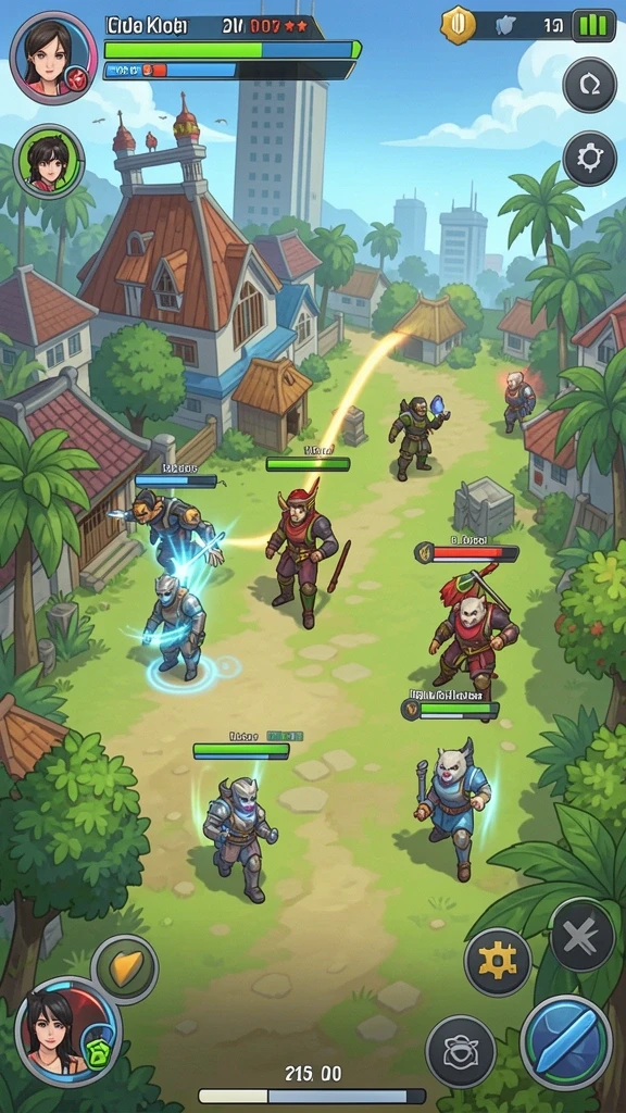 Bermain multiplayer bersama teman menunjukkan kemeriahan game.