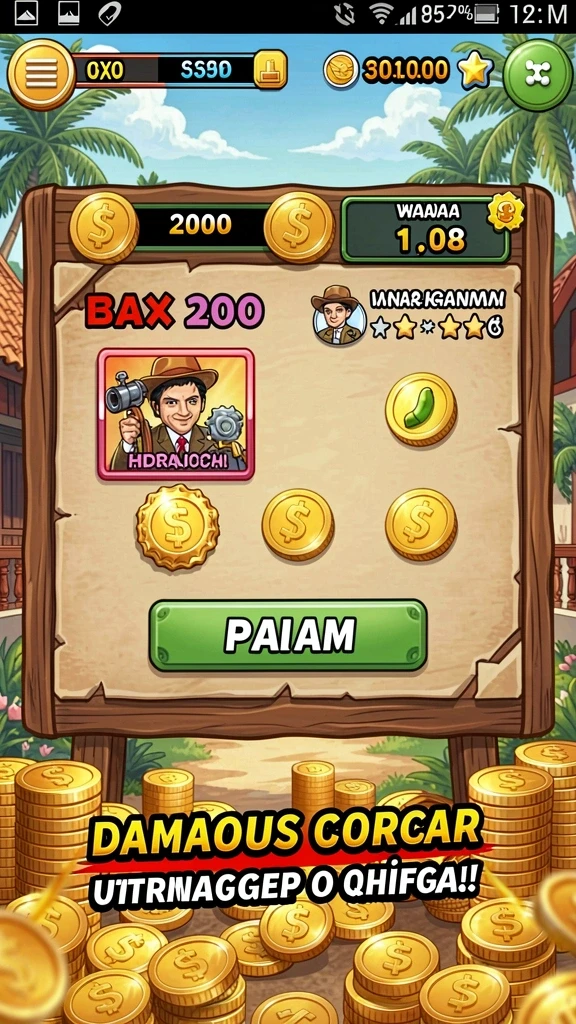 Screenshot karakter baru yang ditambahkan di SURGA55.