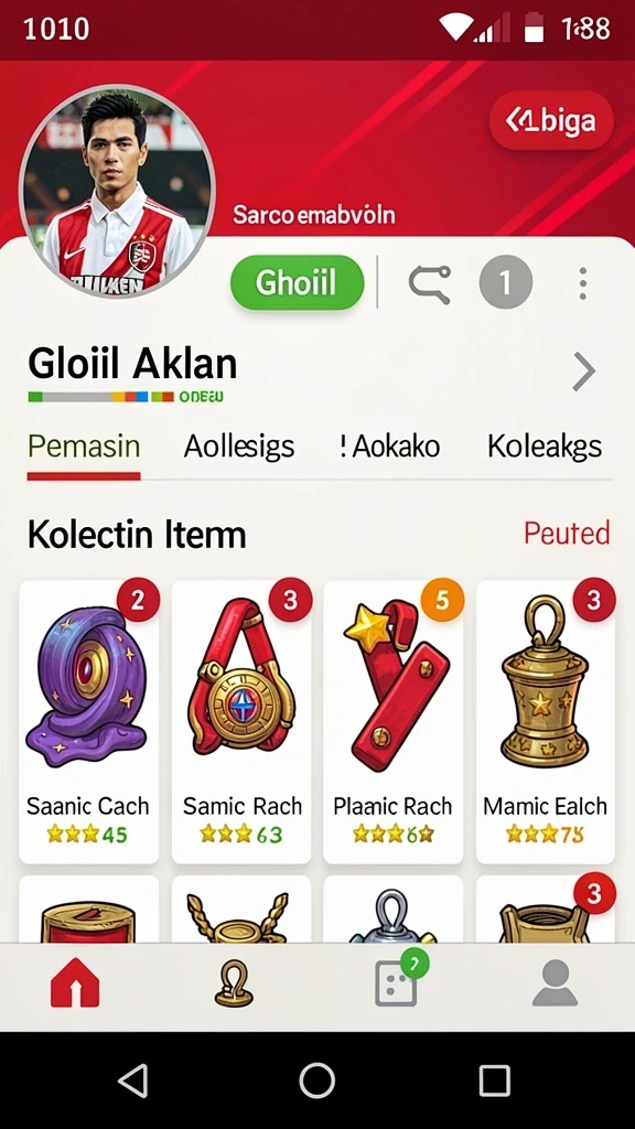 Screenshot momen ketika karakter menemukan item langka.